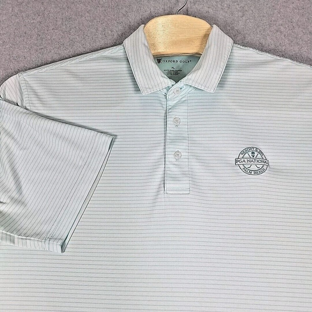 Oxford Golf Polo Shirt Men's Size X-Large Palm Springs PGA National Short Sleeve
